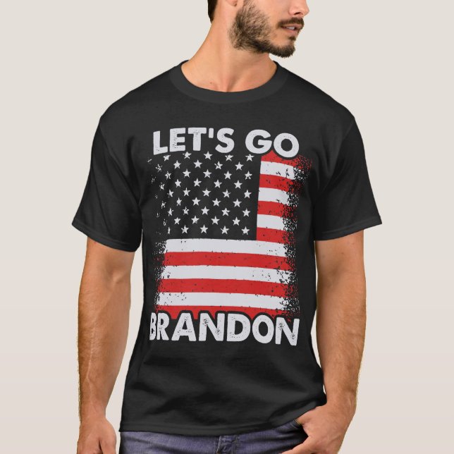 Camiseta Vamos Brandon Anti Joe Biden Chant (Frente)