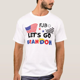 CAMISETA VAMOS BRANDON COM CABELO DE TRUMP