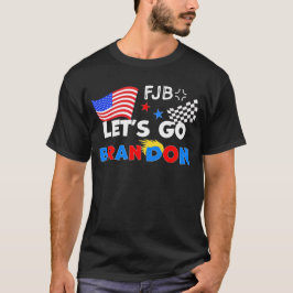 CAMISETA VAMOS BRANDON COM CABELO DE TRUMP