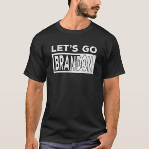 Camiseta Vamos Brandon Conservador Anti-Liberal EUA JB C