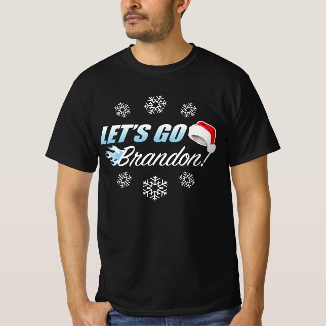 Camiseta Vamos Brandon Engraçado Natal (Frente)