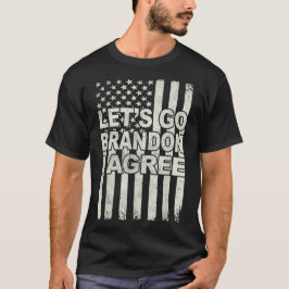 Camiseta Vamos Brandon Eu Concordo Trump Engraçado Biden