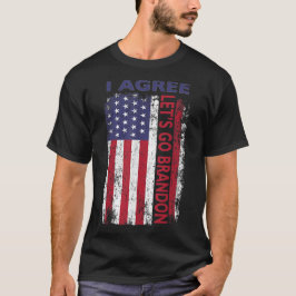 Camiseta Vamos Brandon Eu Concordo Trump Engraçado Biden