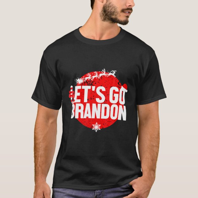 Camiseta Vamos Brandon Natal - Papai Noel (Frente)