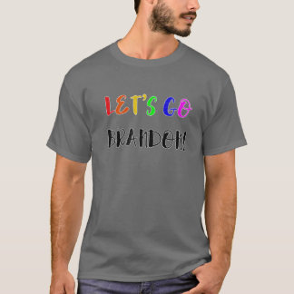 Camiseta Vamos Brandon Tee Vamos Ir Brandon LGBT Flag LGB