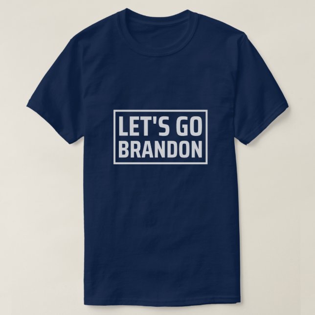 Camiseta vamos brandon vamos brandon (Frente do Design)