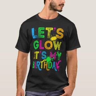Camiseta Vamos Brilhante É Meu Aniversário Feliz Dia Colori