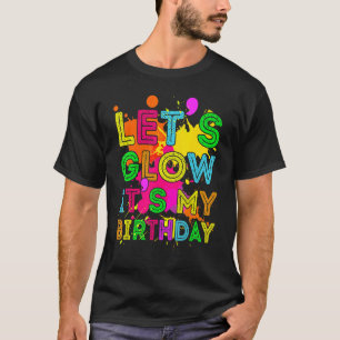 Camiseta Vamos Brilhante É Meu Aniversário Feliz Dia Colori