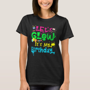 Camiseta Vamos Brilhante É o meu aniversário Feliz Bday Col