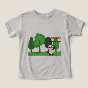 Camiseta vamos brincar de esconde-esconde