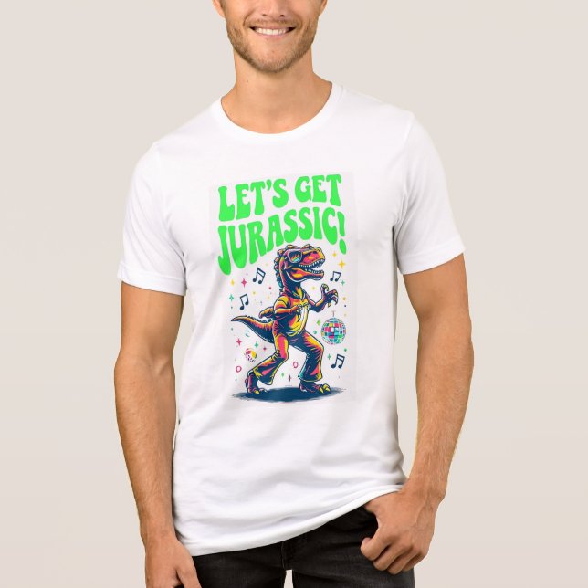 Camiseta Vamos buscar o Jurassic! (Frente)