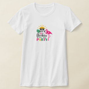 Camiseta Vamos camisetaparti bando flamingo