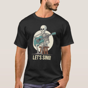 Camiseta Vamos cantar "Morto sério sobre música"