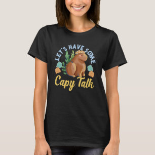 Camiseta Vamos Capybara Tem Uma Conversa Capy