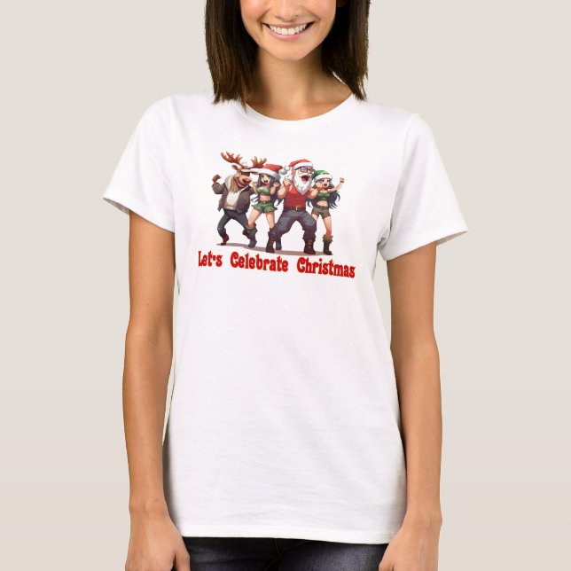Camiseta Vamos celebrar o Natal (Frente)