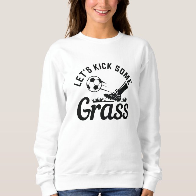 Camiseta Vamos chutar um pouco de grama (Frente)