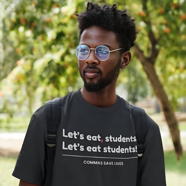Camiseta Vamos Comer Alunos - Professor Divertido (Criador carregado)