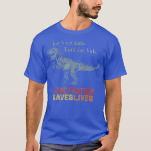 Camiseta Vamos Comer Crianças Pontuação Salva Vidas Grammar
