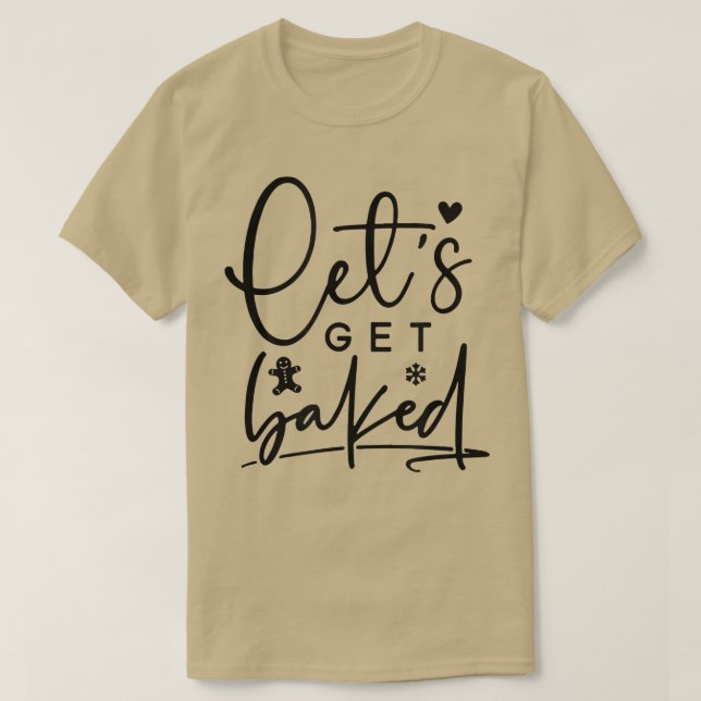 Camiseta Vamos Comprar Cookie Baking Team Gingerpão Chr (Frente do Design)