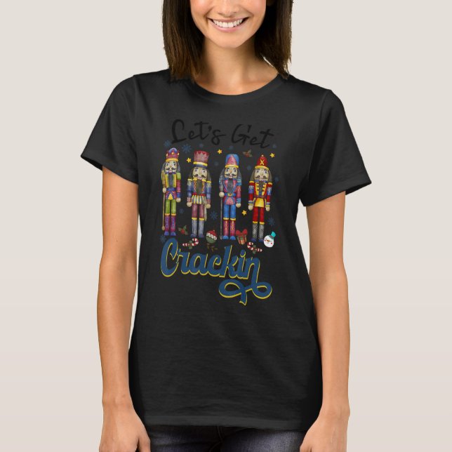Camiseta Vamos Consegue Crackin Nutcracker Groovy Fami Nata (Frente)
