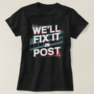 Camiseta Vamos consertá-lo em Posto - Editor de Filmes, Pro