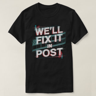 Camiseta Vamos consertá-lo em Posto - Editor de Filmes, Pro