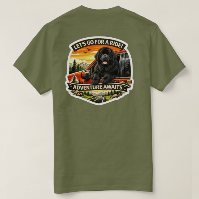 Camiseta Vamos Dar uma Volta (Verso do Design)