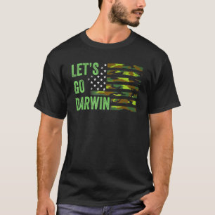Camiseta Vamos Darwin Deixe-me ir e deixe Darwin American F