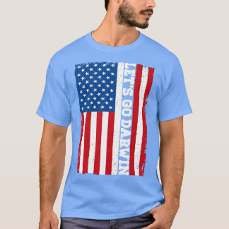 Camiseta Vamos Darwin Engraçado Mulheres Sarcásticas Homens