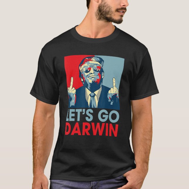 Camiseta Vamos Darwin Engraçado Vamos Darwin (Frente)