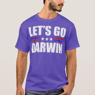 Camiseta Vamos Darwin Engraçados Dizendo "Trending Memes"
