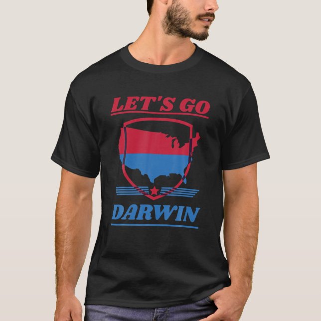 Camiseta Vamos Darwin Sarcastic Trendtic Patrioti (Frente)