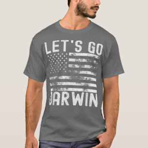 Camiseta Vamos Darwin Tee Vintage USA Flag Lets Go Darwin
