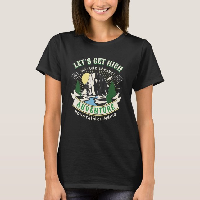 Camiseta Vamos de alta natureza (Frente)