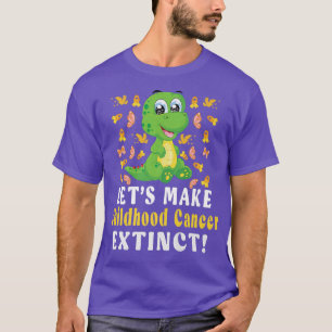 Camiseta Vamos De Consciência Do Cancer Infantil Torna-O Ex