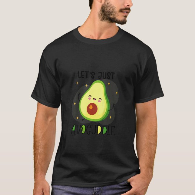 Camiseta Vamos De Crianças Só Avocuddle Chá de fraldas Cute (Frente)