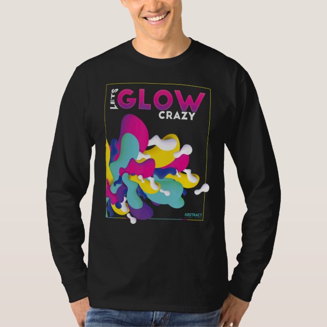Camiseta Vamos de Festa Brilhante Louco (Frente)