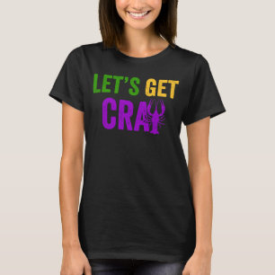 Camiseta Vamos De Lagosta Para Carro Mardi Gras Crayfi