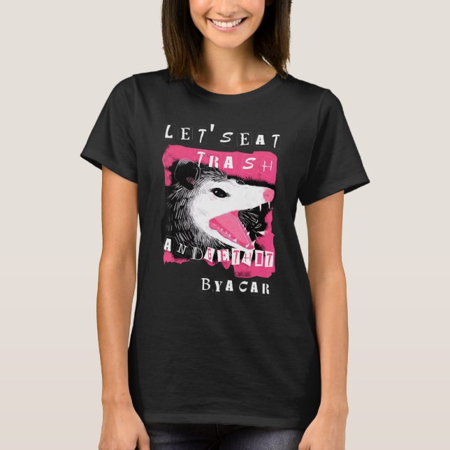 Camiseta Vamos De Ogambá Estético Come No Lixo E É Atingido (Frente)