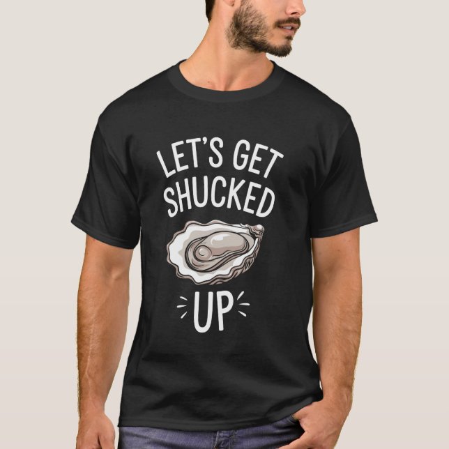 Camiseta Vamos Descascar Ostras (Frente)