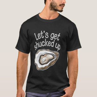 Camiseta Vamos Descascar Ostras Amantes de Ostras Crianças