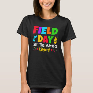 Camiseta Vamos Do Estudante Do Dia De Campo