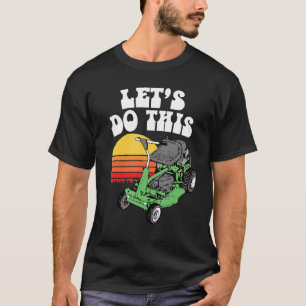 Camiseta Vamos Do No Sábado, Retrorando Lawn Mower Da