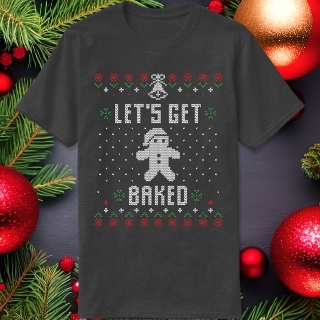 Camiseta Vamos É Engraçado E Feio De Natal (Criador carregado)
