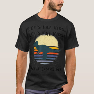 Camiseta Vamos Eat Kids Pontuação Importa Gramática Engraça