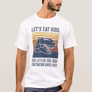 Camiseta Vamos Eat Kids Pontuação Salva Vidas Dinossauro Tr