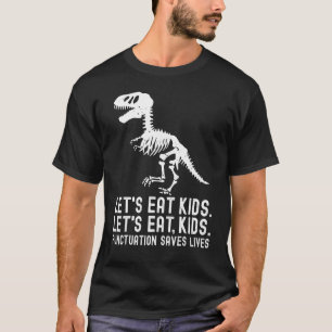 Camiseta Vamos Eat Kids Pontuação salva vidas Grammar Tea