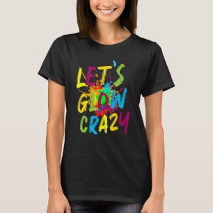Camiseta Vamos em quadrado brilhante brilho maluco dos anos