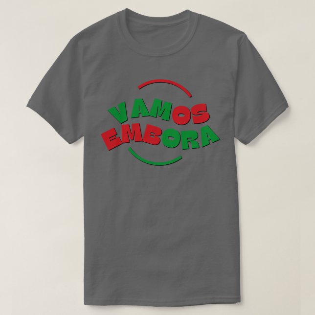 Camiseta Vamos embora 1 (Frente do Design)