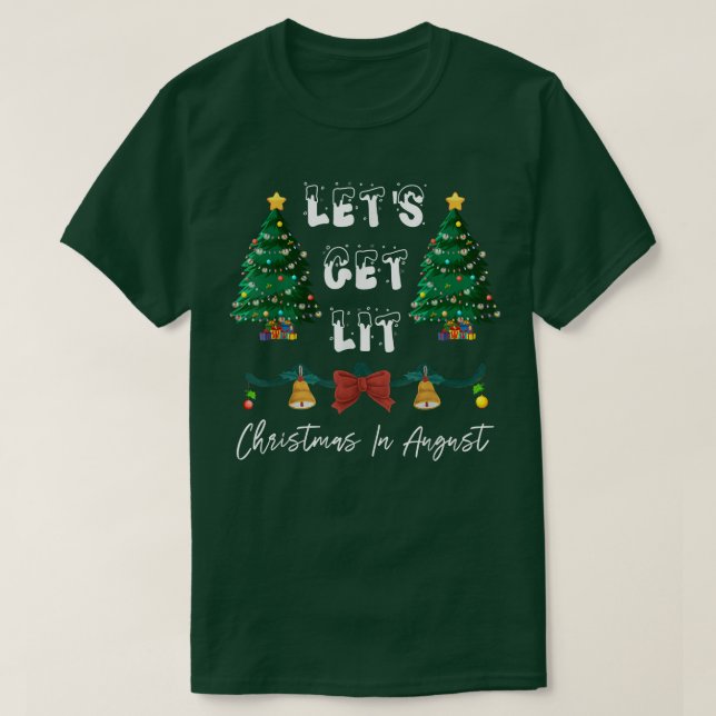 Camiseta Vamos Encerra O Natal Em Agosto (Frente do Design)